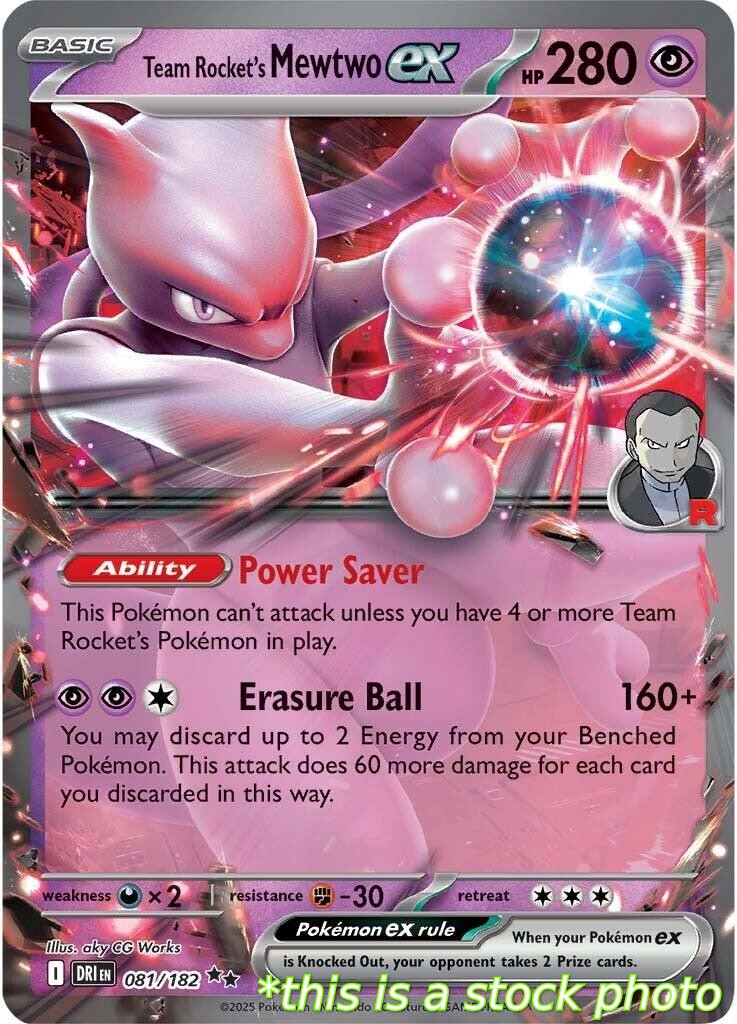 Team Rocket's Mewtwo ex - 081/182
