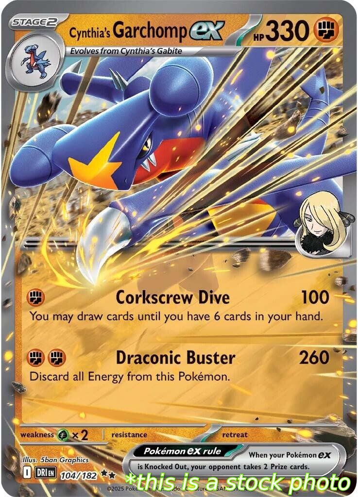 Cynthia's Garchomp ex - 104/182