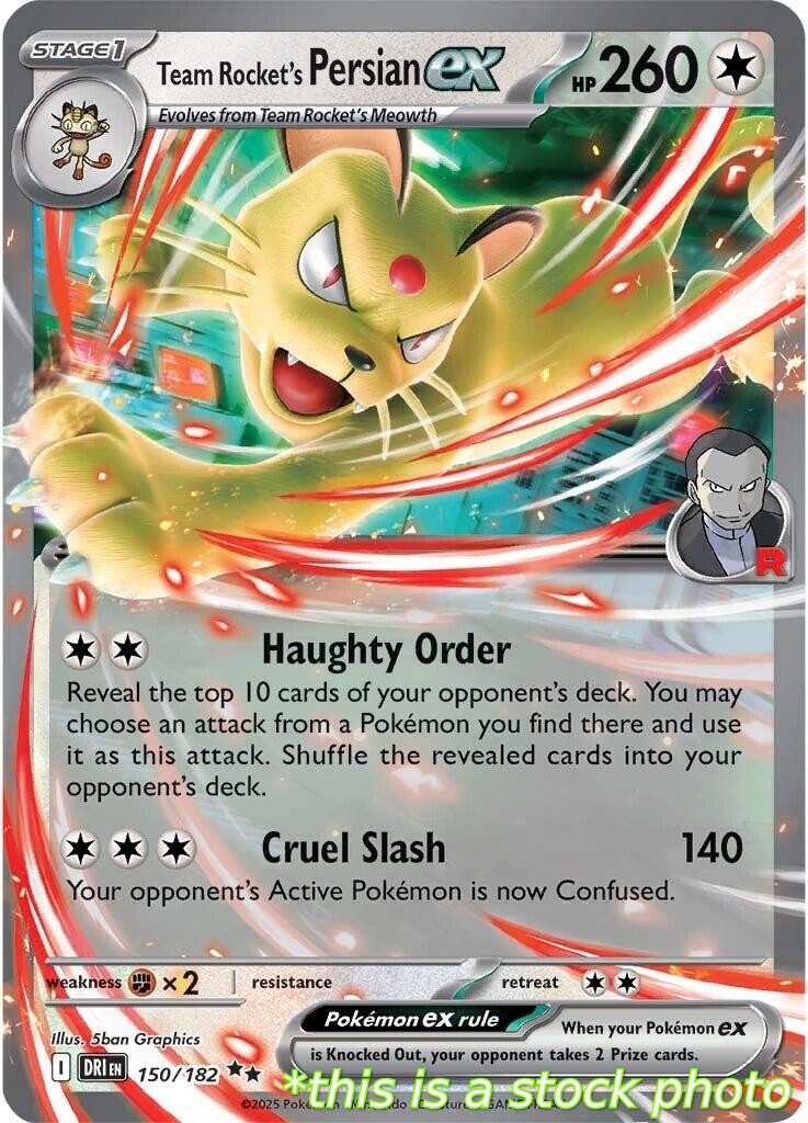 Team Rocket's Persian ex - 150/182