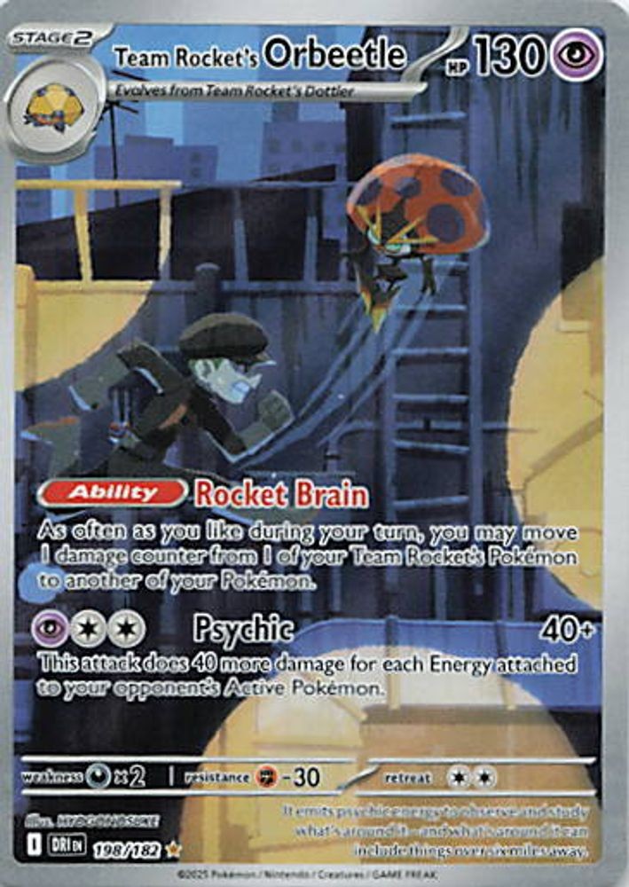 Team Rocket's Orbeetle - 198/182