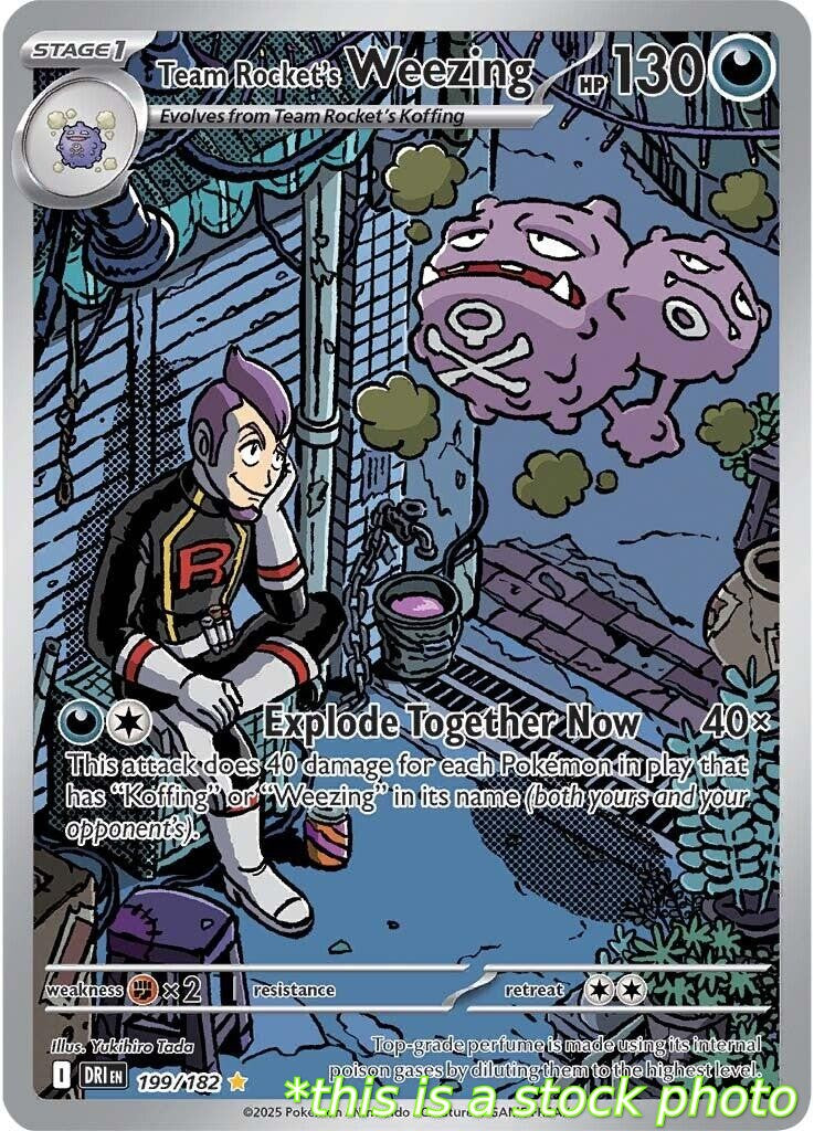 Team Rocket's Weezing - 199/182