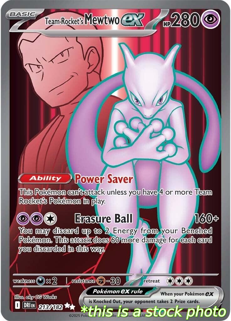 Team Rocket's Mewtwo ex - 213/182