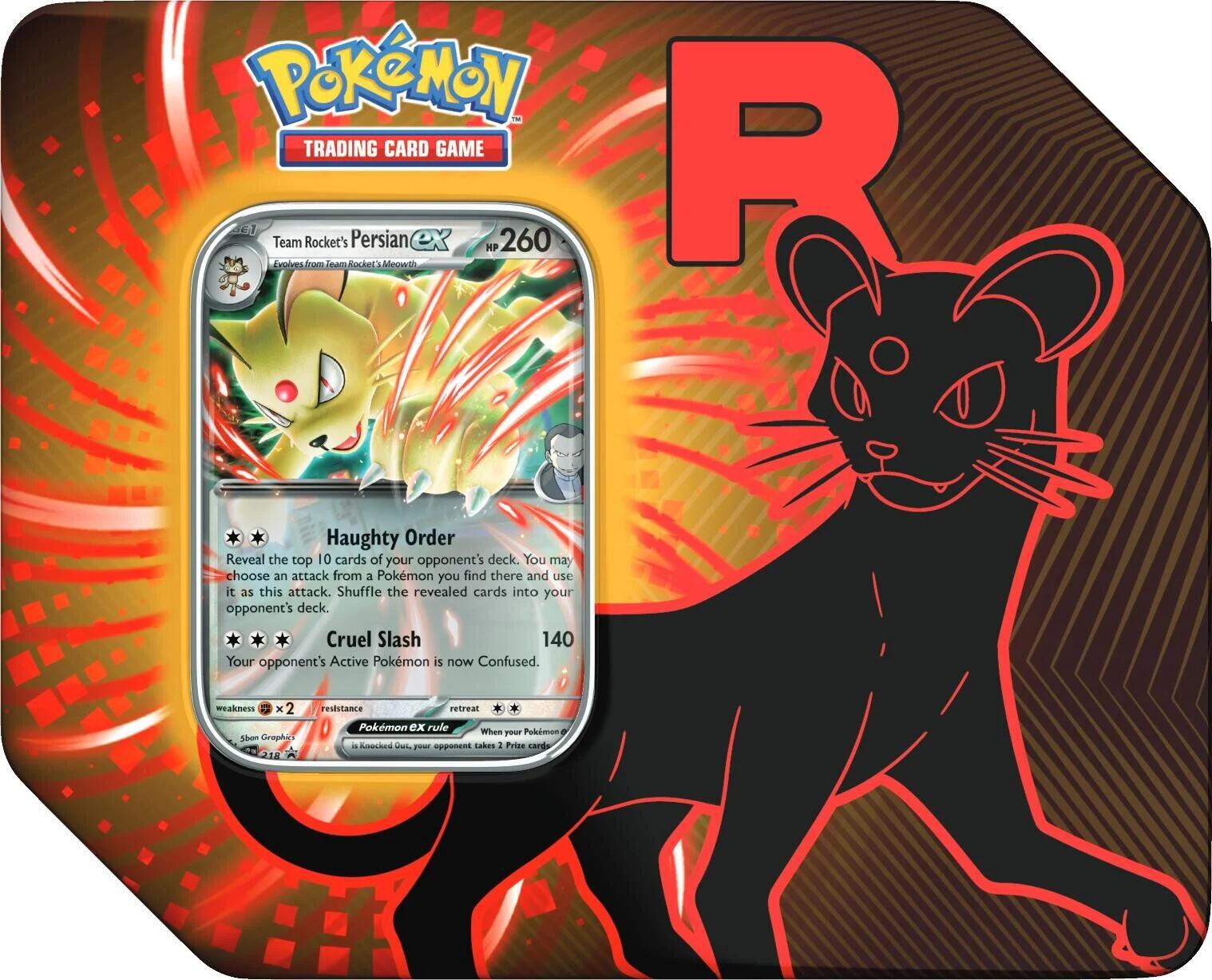 Team Rocket Tin [Team Rocket's Persian ex]