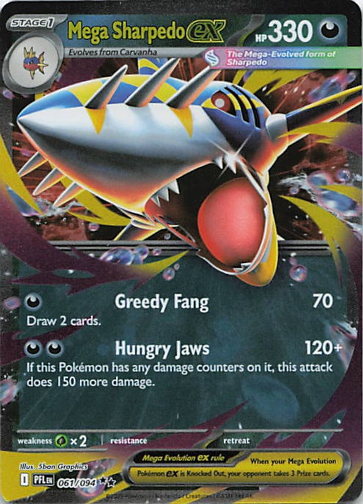 Mega Sharpedo ex - 061/094
