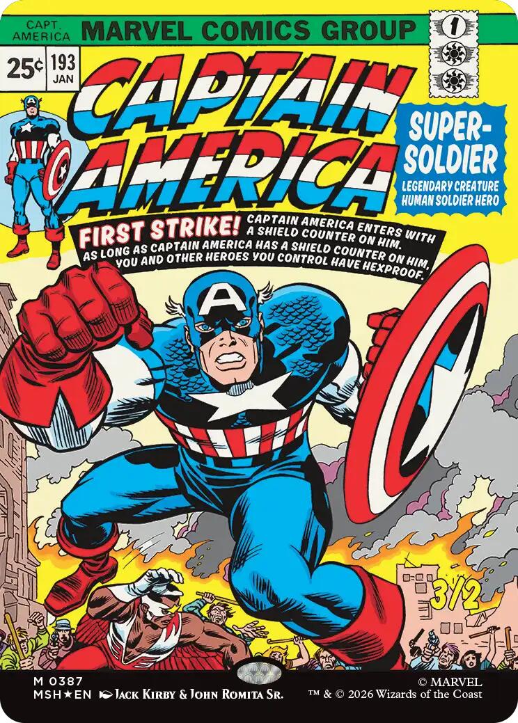 Captain America, Super-Soldier (Borderless) (0387)