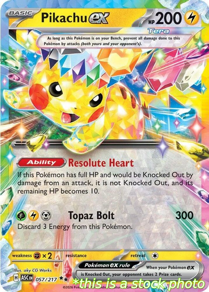 Pikachu ex - 057/217