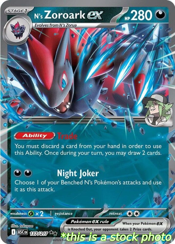 N's Zoroark ex - 137/217