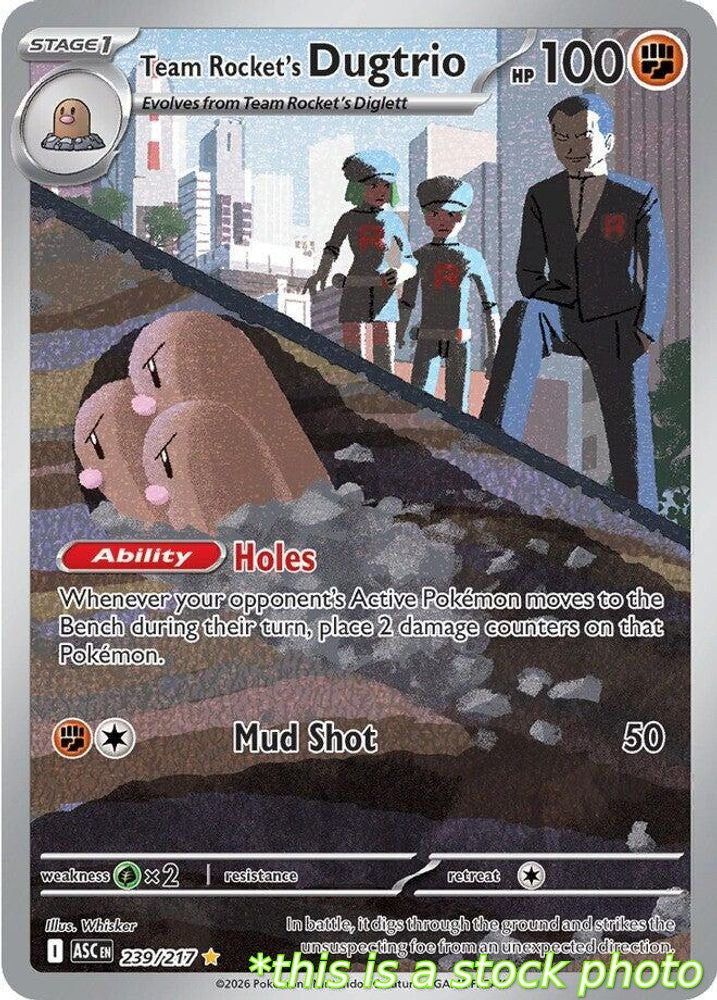 Team Rocket's Dugtrio - 239/217