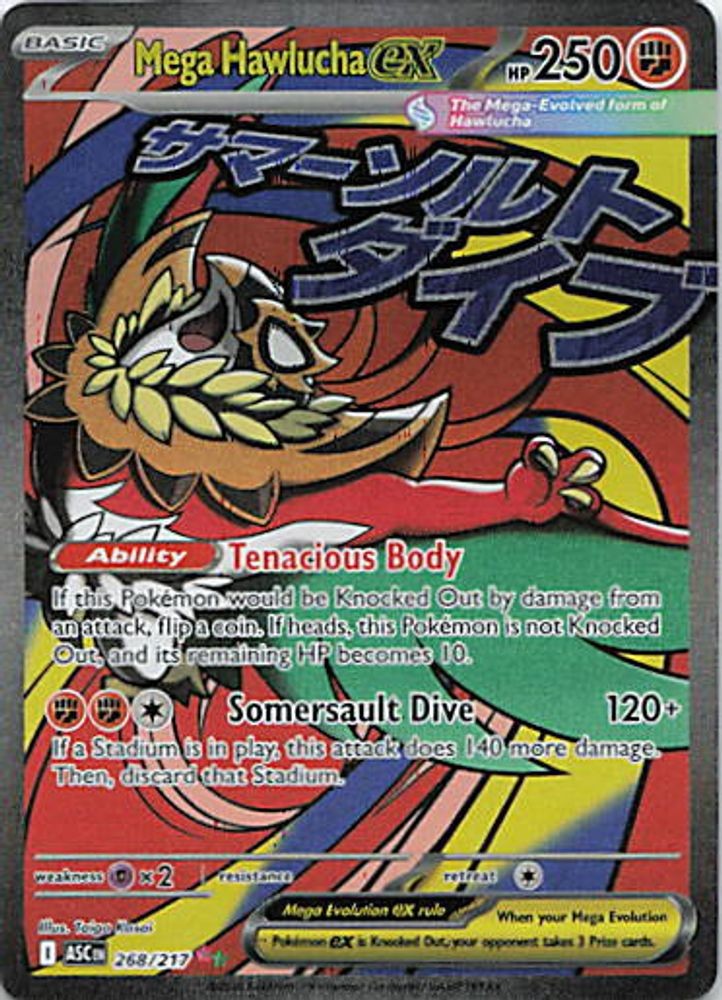 Mega Hawlucha ex - 268/217