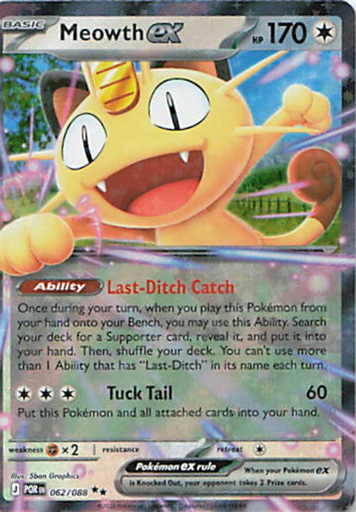 Meowth ex - 062/088