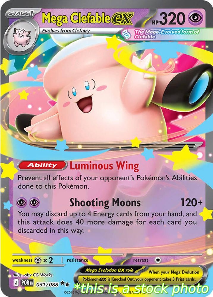 Mega Clefable ex - 031/088