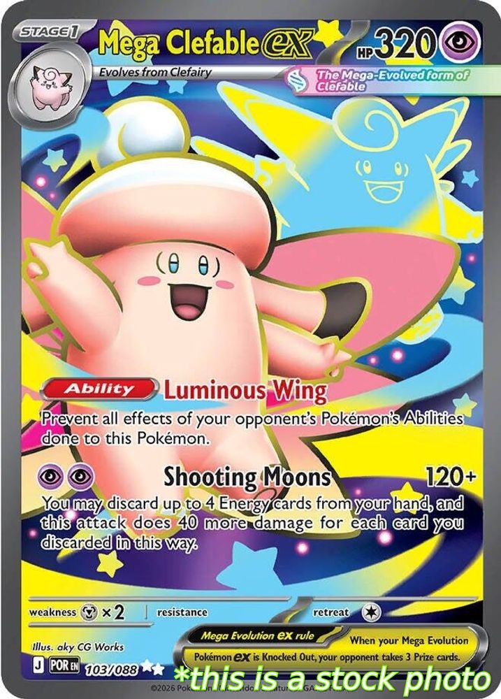 Mega Clefable ex - 103/088
