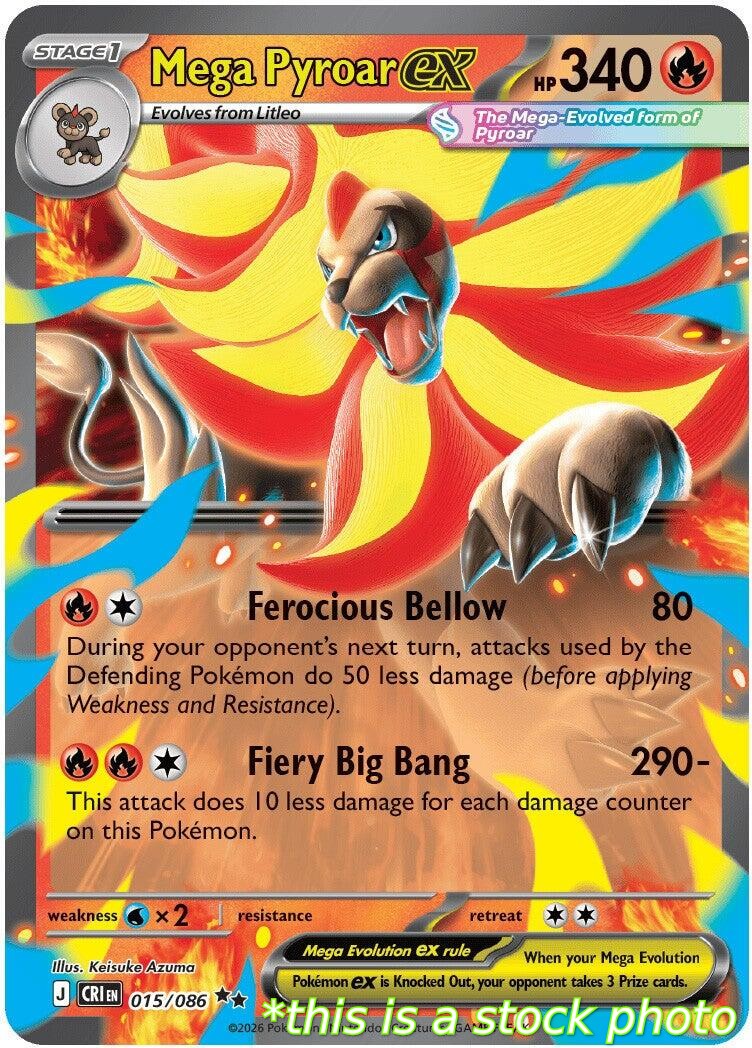 Mega Pyroar ex - 015/086