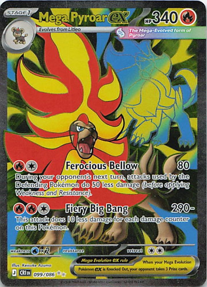 Mega Pyroar ex - 099/086