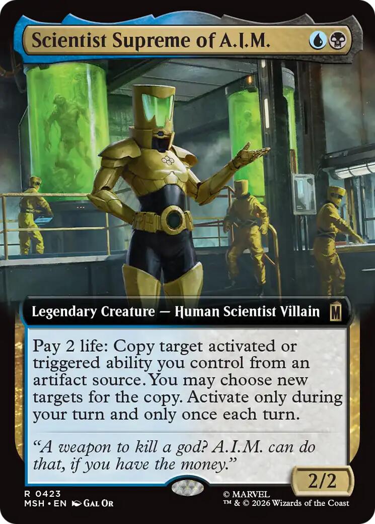 Scientist Supreme of A.I.M. (Extended Art)