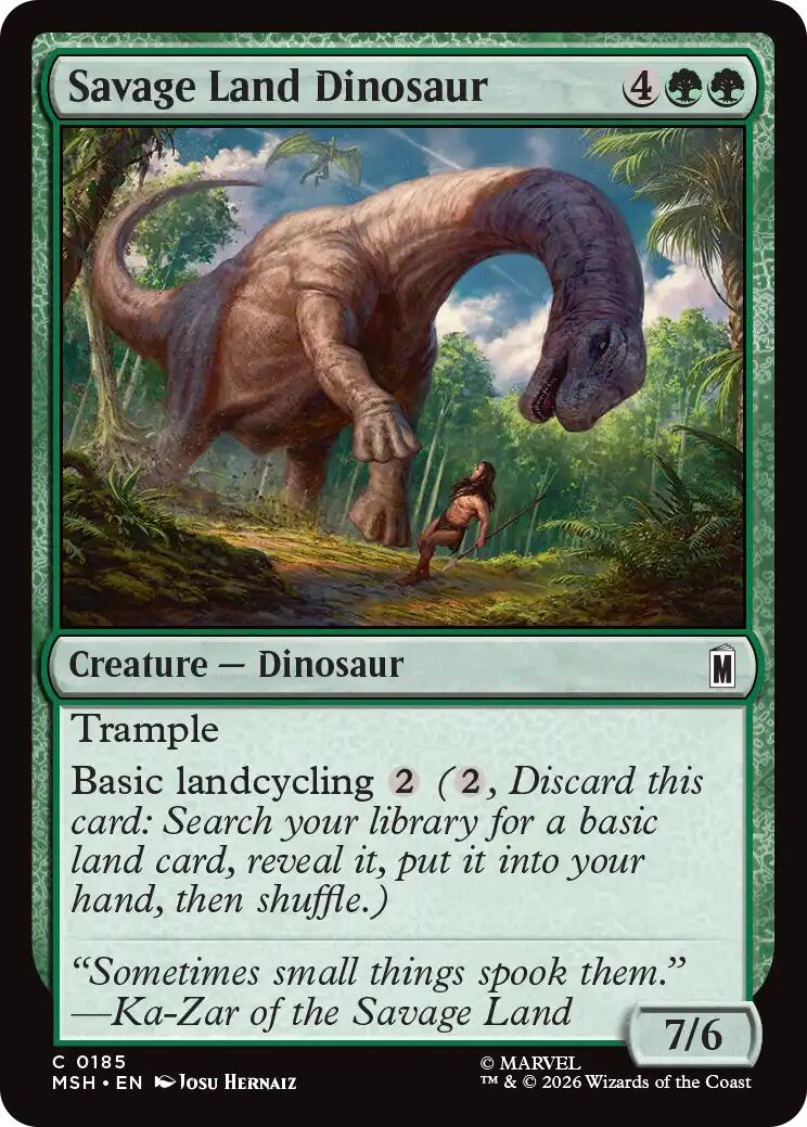 Savage Land Dinosaur