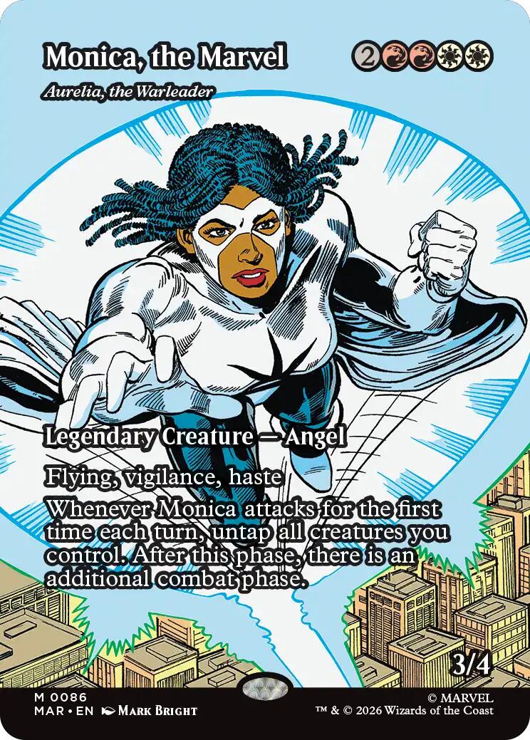 Monica, the Marvel - Aurelia, the Warleader (Borderless)