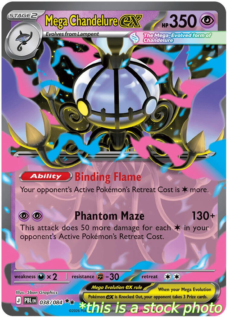 Mega Chandelure ex - 038/084