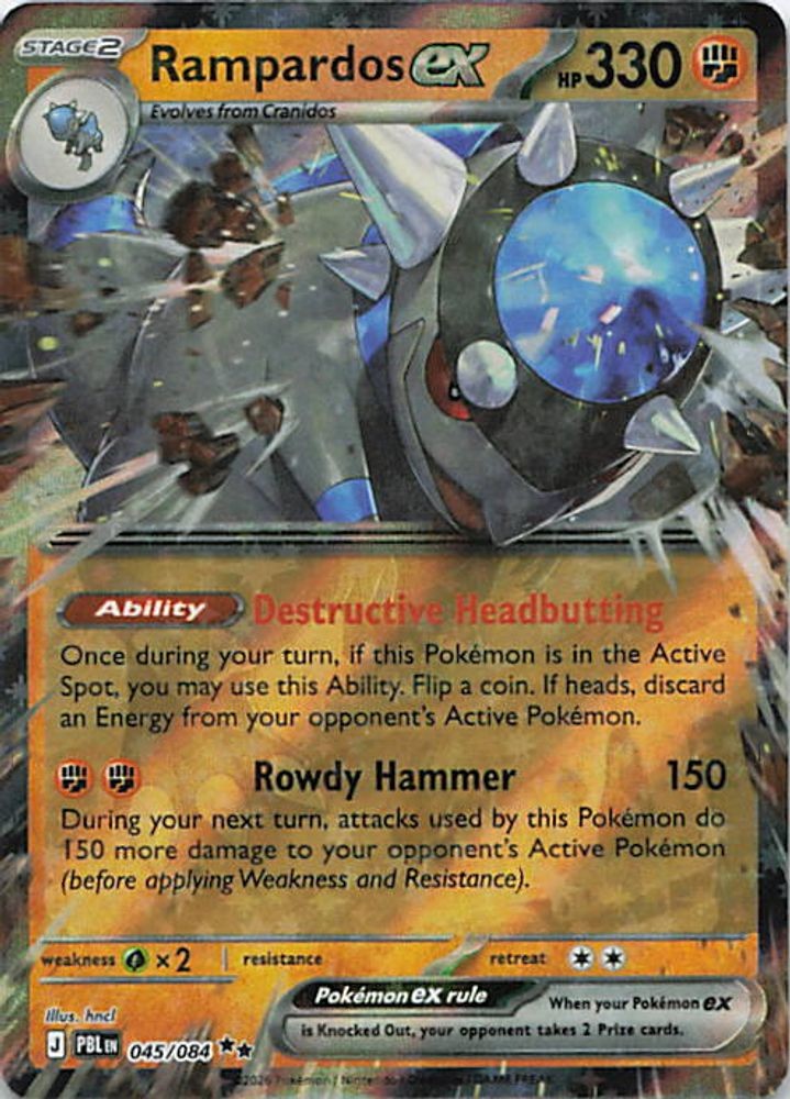 Rampardos ex - 045/084