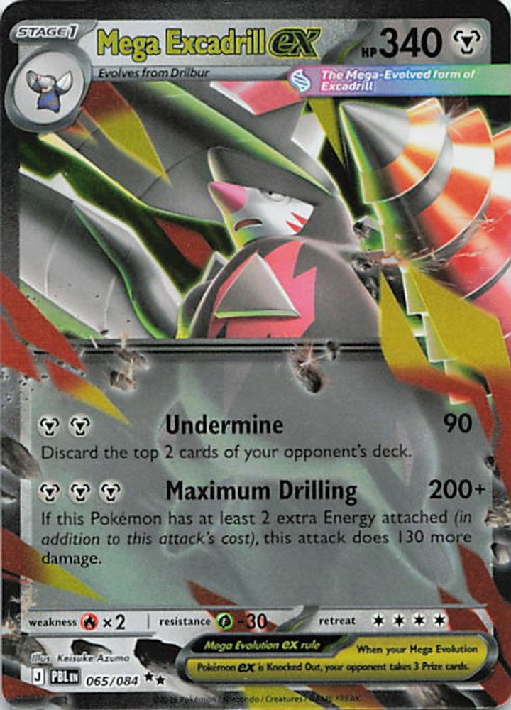 Mega Excadrill ex - 065/084
