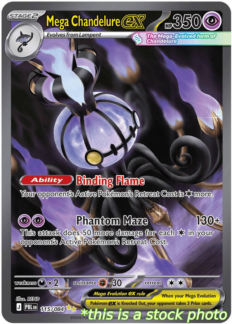 Mega Chandelure ex - 115/084