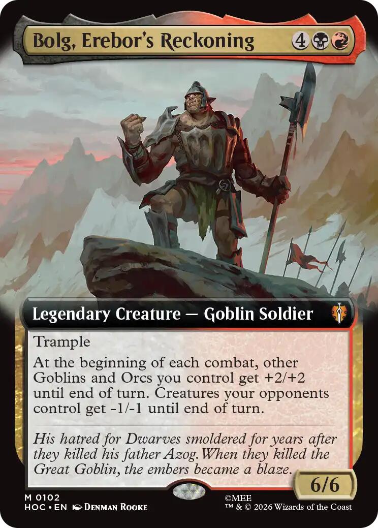 Bolg, Erebor's Reckoning (Extended Art)