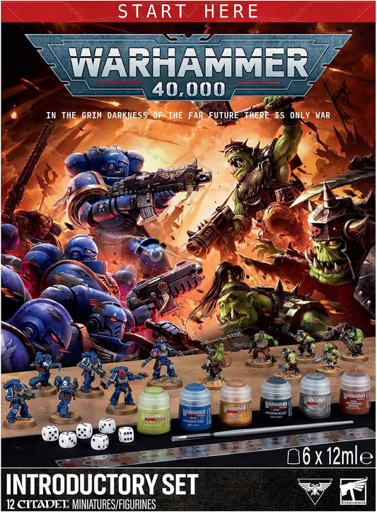 Warhammer 40k Introduction Set - SPACE MARINE & ORKS