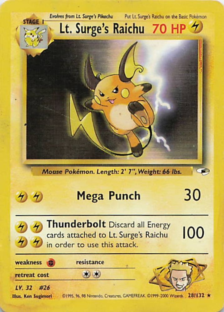 Lt. Surge's Raichu