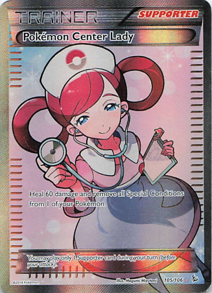 Pokemon Center Lady (105 Full Art)