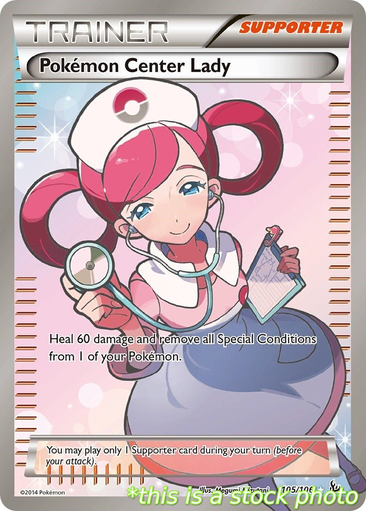 Pokemon Center Lady (105 Full Art)