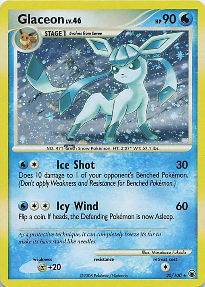 Glaceon - 20/100 (DP Majestic Dawn)