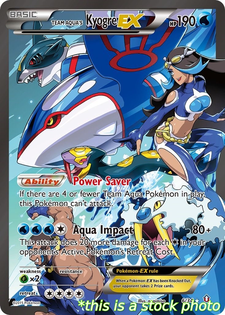 Team Aqua's Kyogre EX