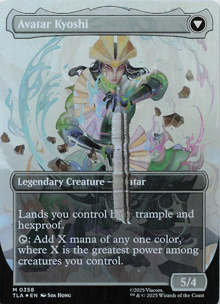 The Legend of Kyoshi (Borderless) *FACTORY MISPRINT* [TLA - 358]