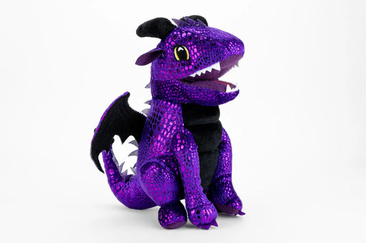 Dragon Plush Dice Bag - Purple