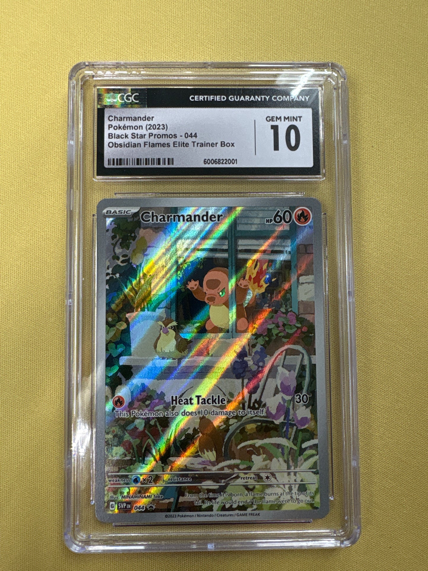 ✨✨The Pokémon Company Charmander 044 SV Promo Cards Holo EN CGC 10