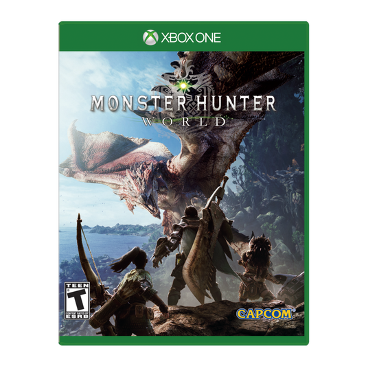 Monster Hunter: World Xbox One game cover (reference image) | Near Mint / English / New