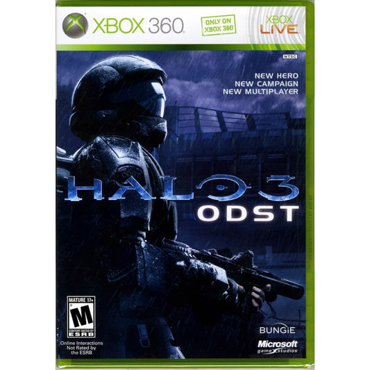 Halo 3: ODST Xbox 360 game cover (reference image) | Near Mint / English / New