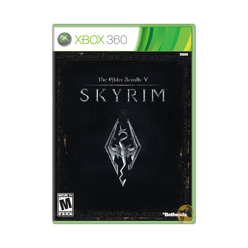 The Elder Scrolls V: Skyrim Xbox 360 game cover (reference image) | Near Mint / English / New