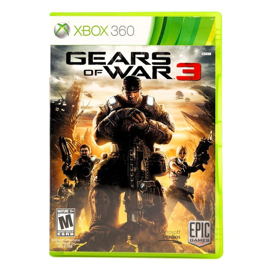 Gears of War 3 Xbox 360 game cover (reference image) | Near Mint / English / New