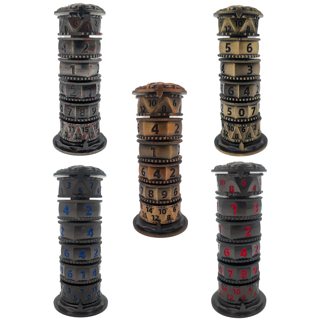 DnD Dice Spinner - Tower Metal Dice