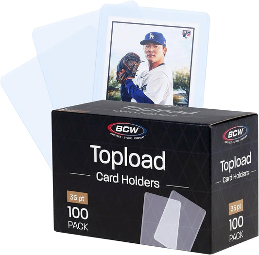 BCW Topload Card Holders (100 count)