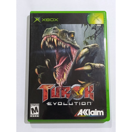 Turok: Evolution Xbox game cover (reference image) | Near Mint / English / New