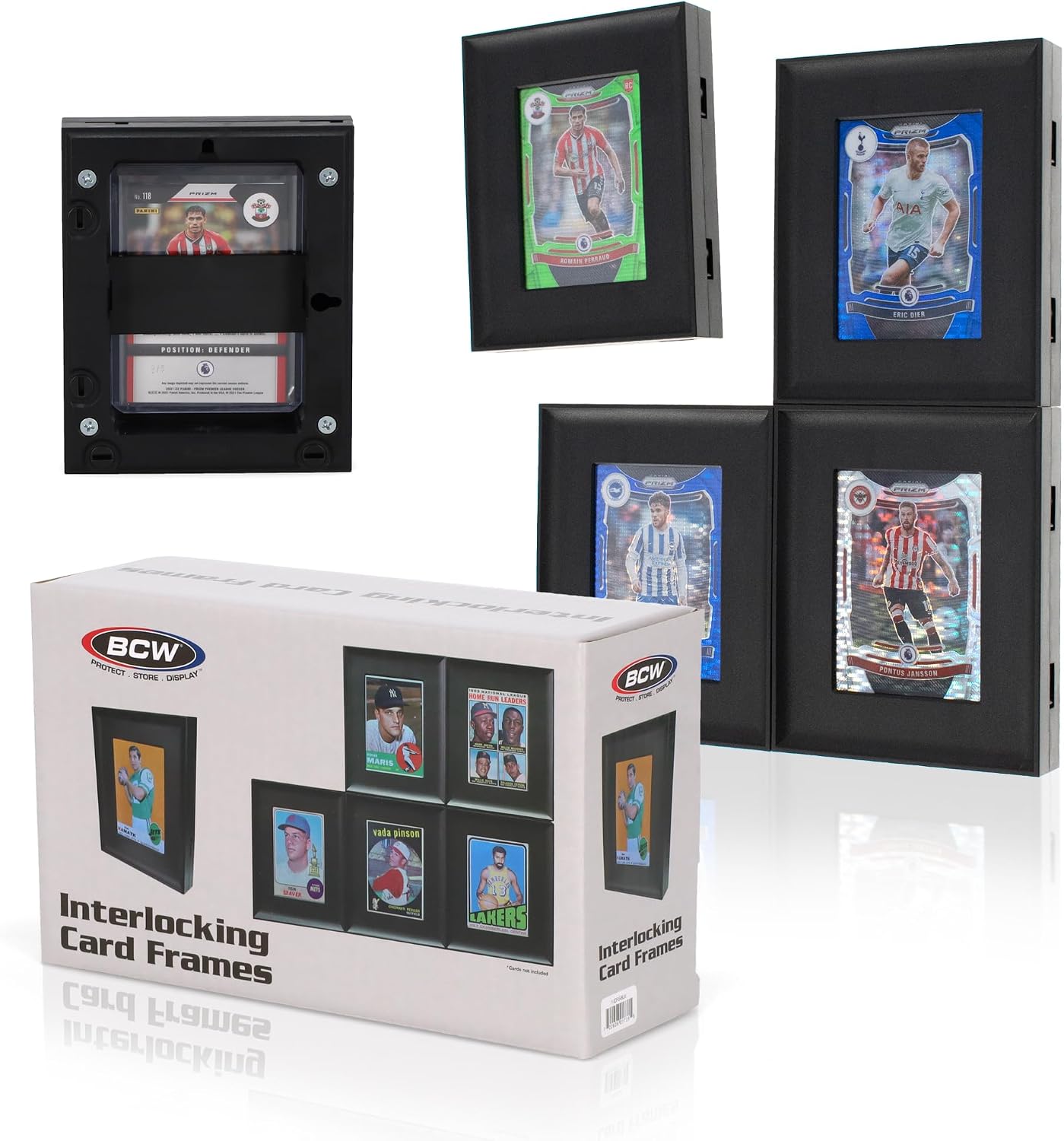 BCW Interlocking Card Frames with Toploaders