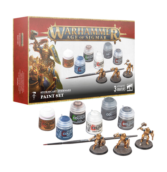 WARHAMMER AGE OF SIGMAR: STORMCAST ETERNALS PAINT SET