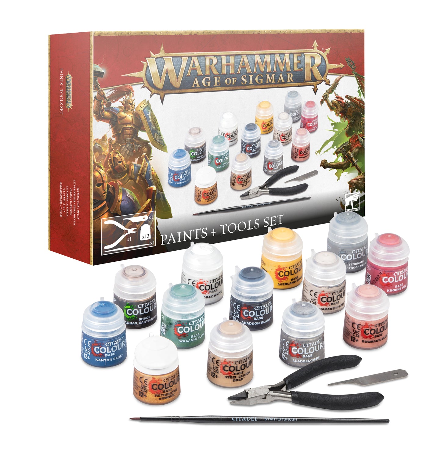 WARHAMMER AGE OF SIGMAR: PAINTS + TOOLS