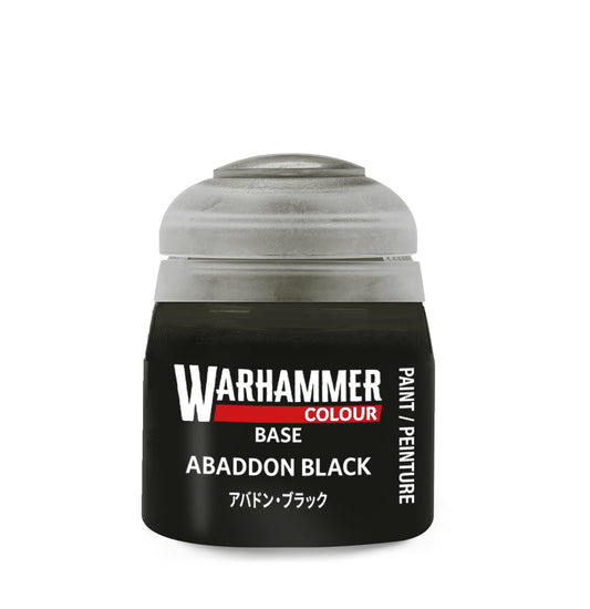 Citadel Paint: ABADDON BLACK (BASE)