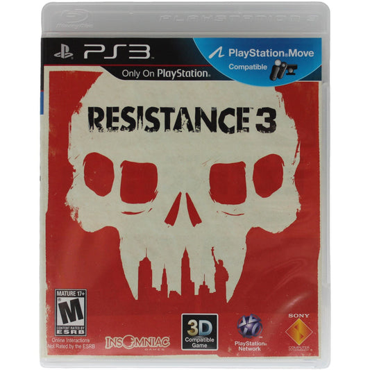 Resistance 3 PlayStation 3 game cover (reference image) | Near Mint / English / New