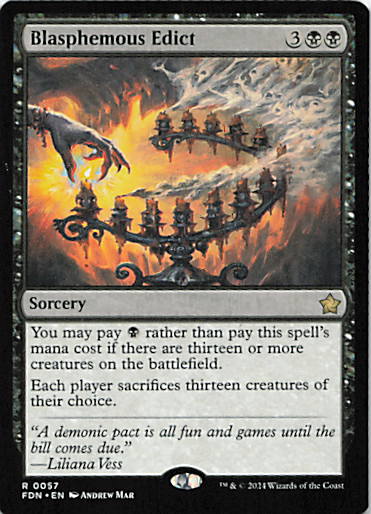 Blasphemous Edict | Near Mint / English / Normal