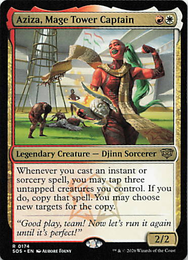Aziza, Mage Tower Captain | Near Mint / English / Normal