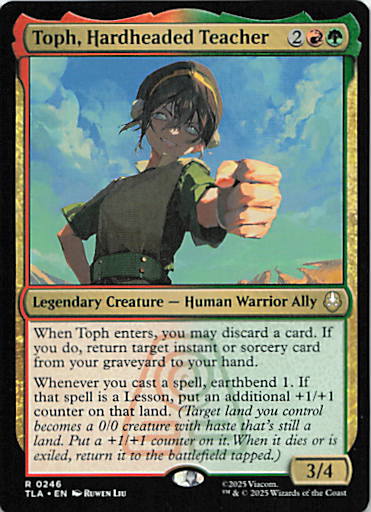 Toph, Hardheaded Teacher